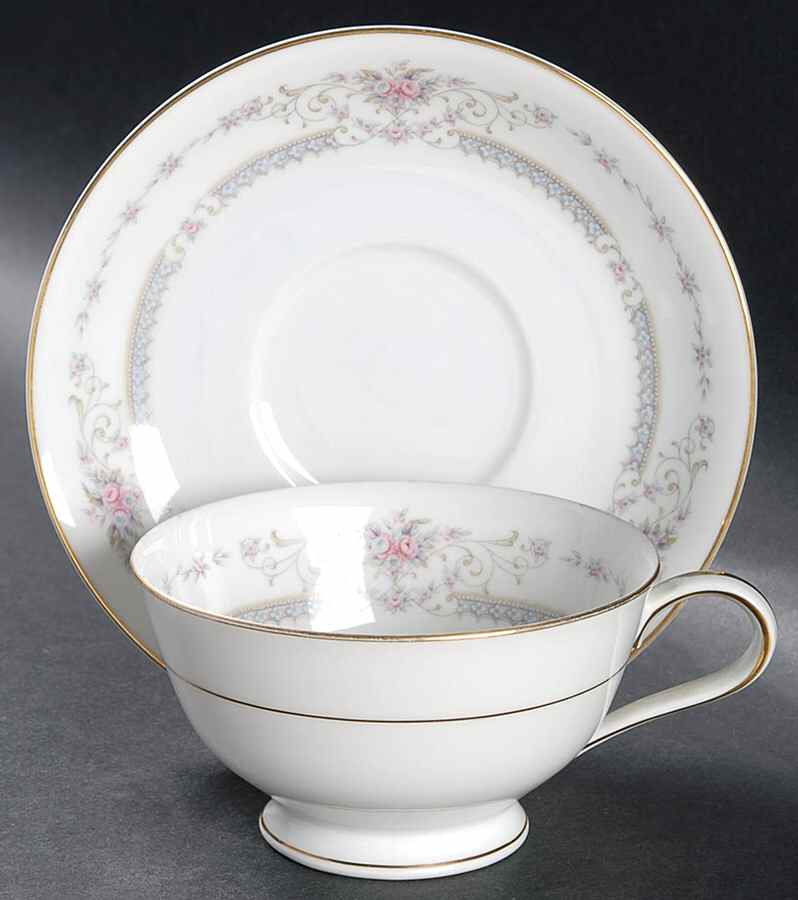 Benton Footed Cup & Saucer Set by Noritake-1