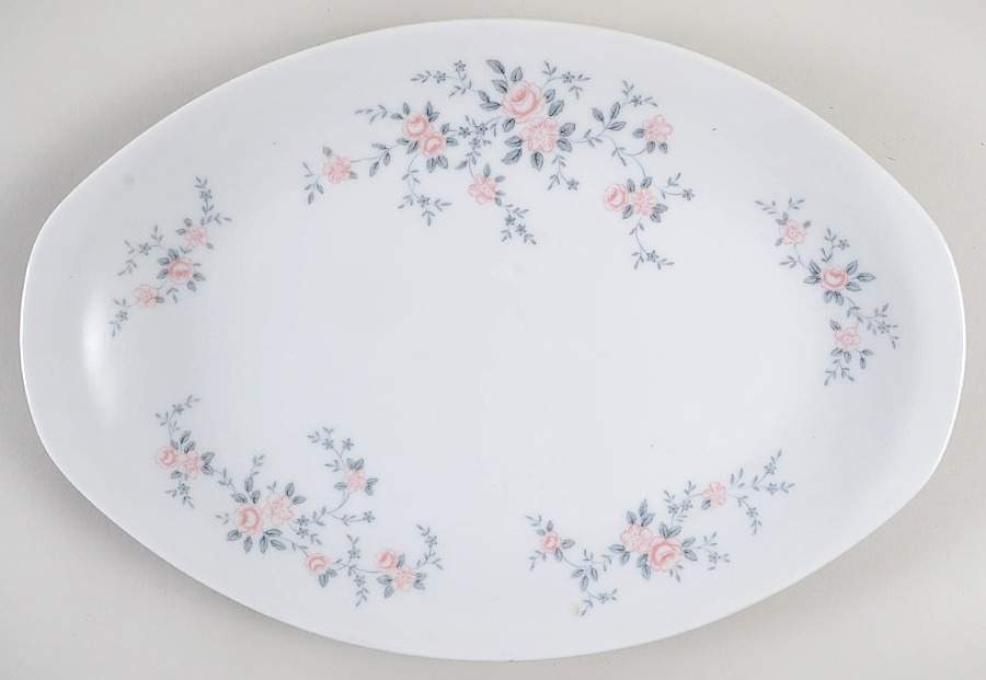Belle Rose 14" Oval Serving Platter by Noritake-1