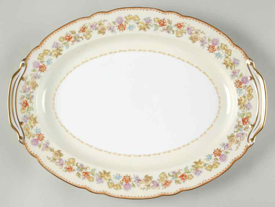 Berchem 16" Oval Serving Platter by Noritake-1