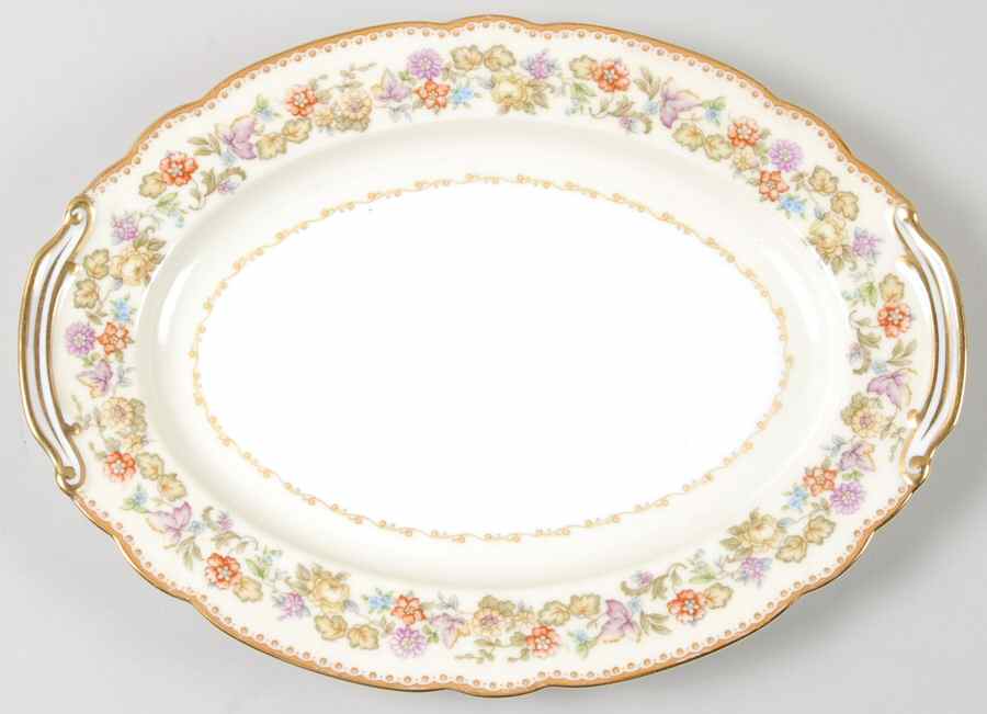 Berchem 11" Oval Serving Platter by Noritake-1