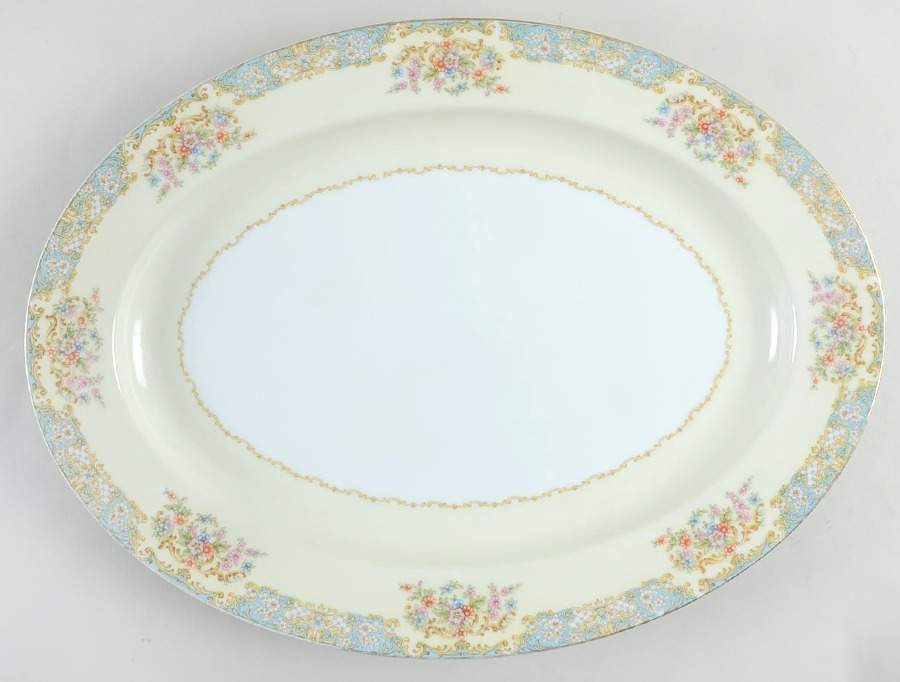 Berenda 16" Oval Serving Platter by Noritake-1