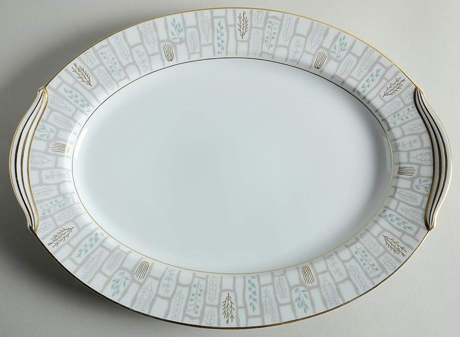 Berkeley 13" Oval Serving Platter by Noritake-1
