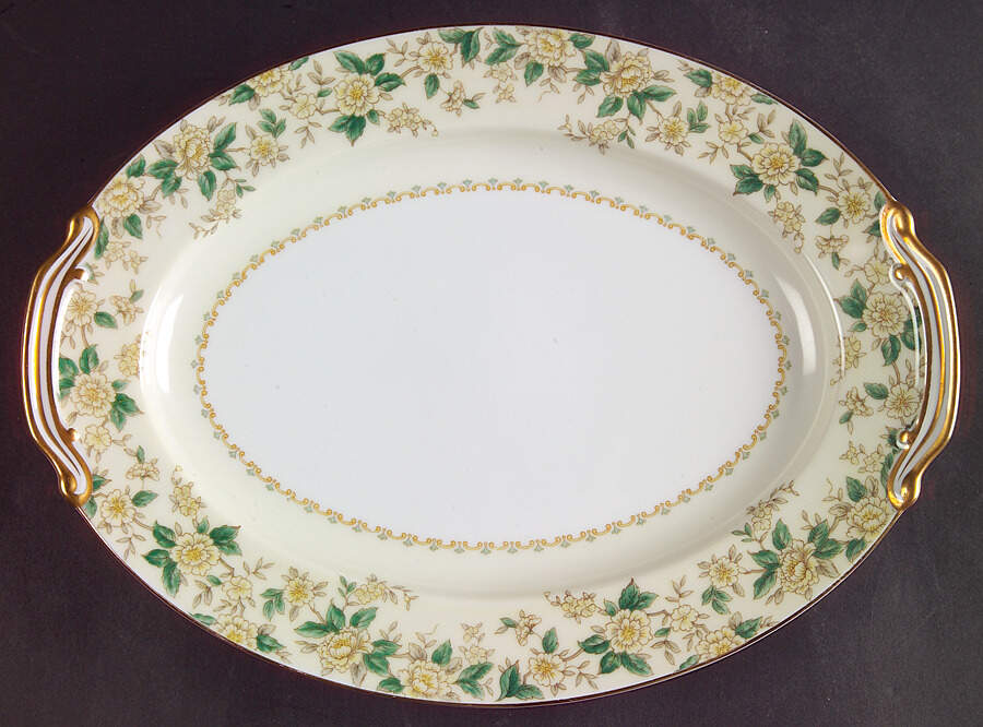 Bernice 11" Oval Serving Platter by Noritake-1