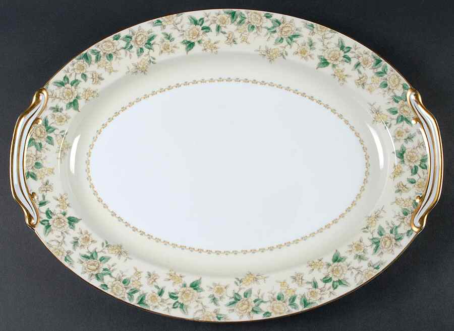 Bernice 16" Oval Serving Platter by Noritake-1