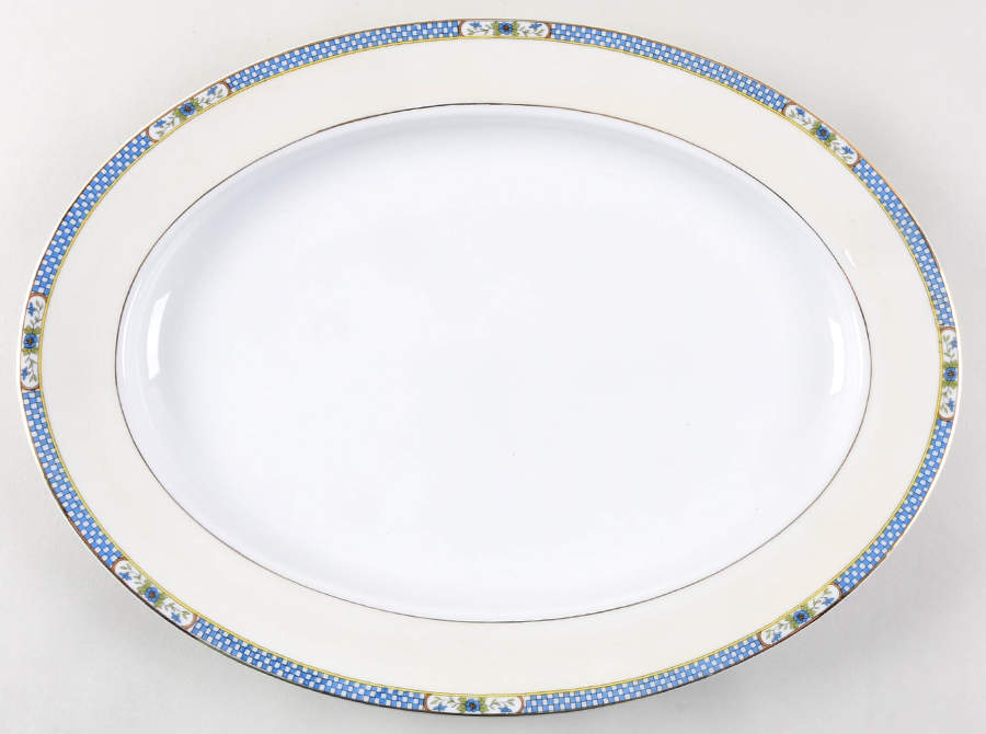 Bernice 16" Oval Serving Platter by Noritake-1