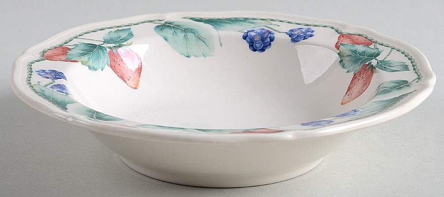 Berryvine Rim Fruit/Dessert (Sauce) Bowl by Noritake-1