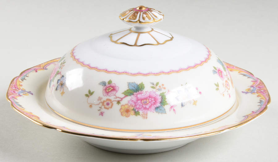 Berwick Round Covered Butter by Noritake-1