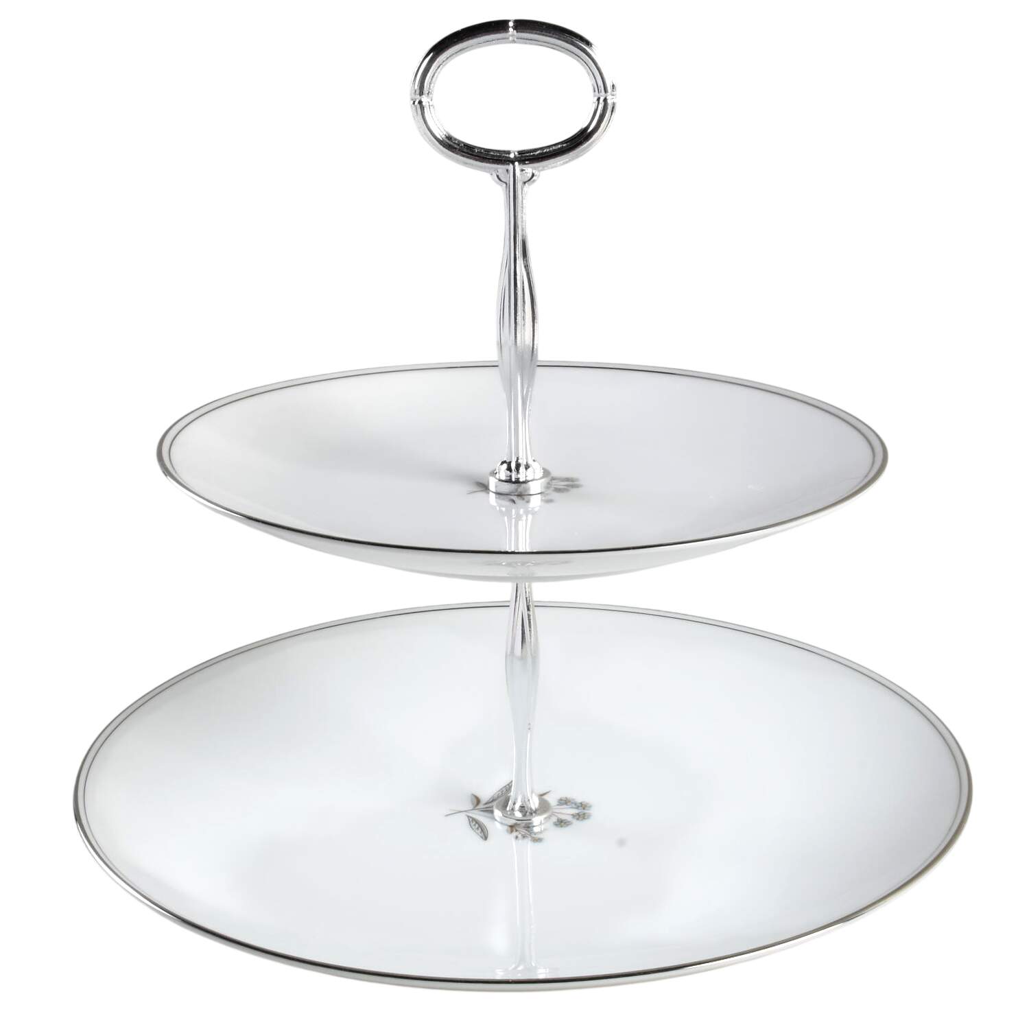 Bessie 6 5/8"-10"  2 Tiered Serving Tray (Dp, Sp) HC by Noritake-1