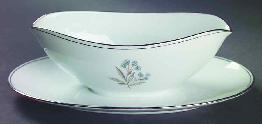 Bessie Gravy Boat with Attached Underplate by Noritake-1