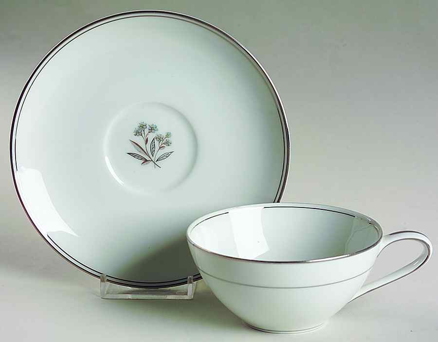 Bessie Flat Cup & Saucer Set by Noritake-1