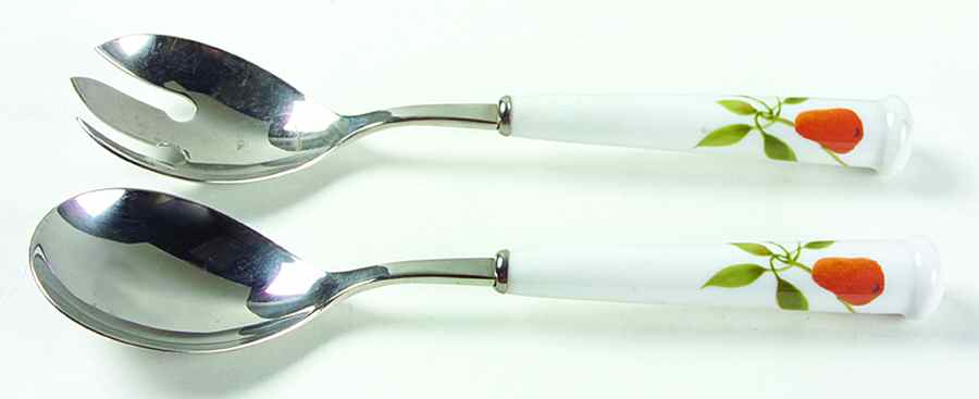 Berries 'n Such (2 Piece) Salad Set with Stainless Bowl by Noritake-1