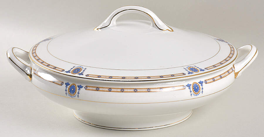 Beverly  Round Covered Vegetable by Noritake-1