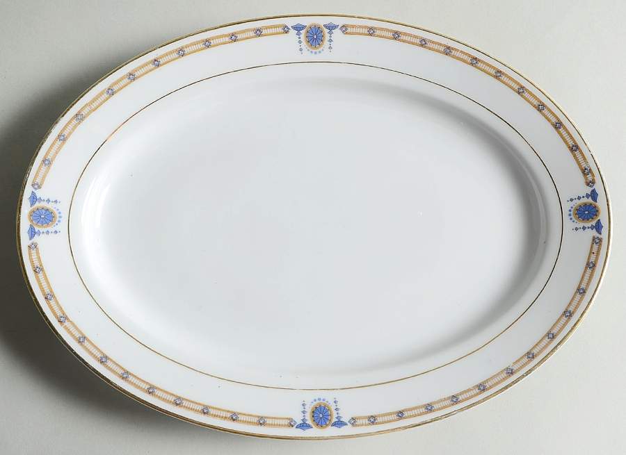Beverly  10" Oval Serving Platter by Noritake-1