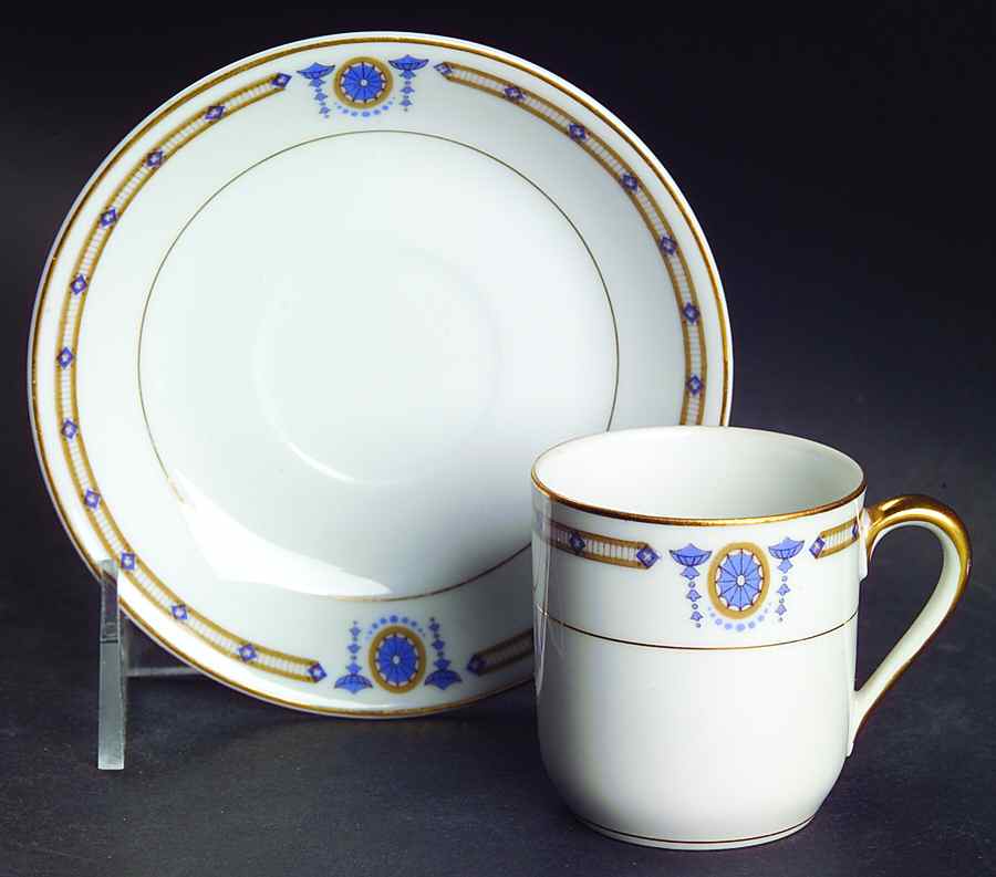 Beverly  Flat Demitasse Cup & Saucer Set by Noritake-1