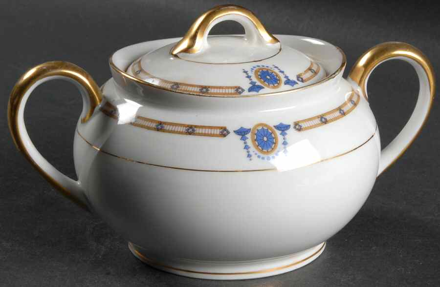 Beverly  Sugar Bowl & Lid by Noritake-1
