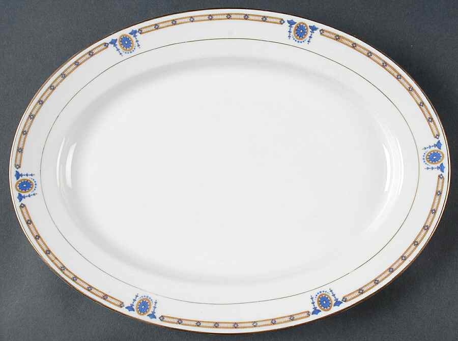 Beverly  11" Oval Serving Platter by Noritake-1