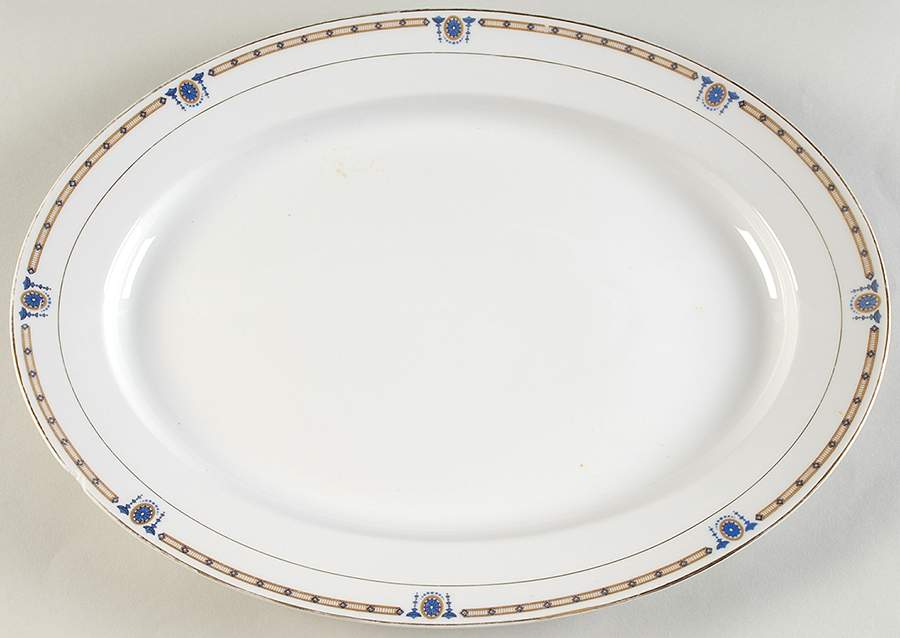 Beverly  16" Oval Serving Platter by Noritake-1