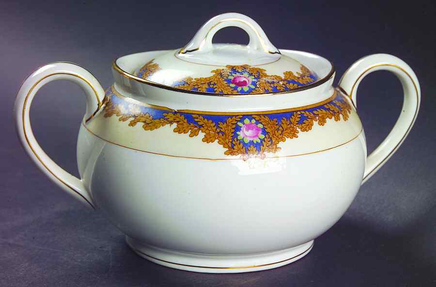 Beverly Sugar Bowl & Lid by Noritake-1