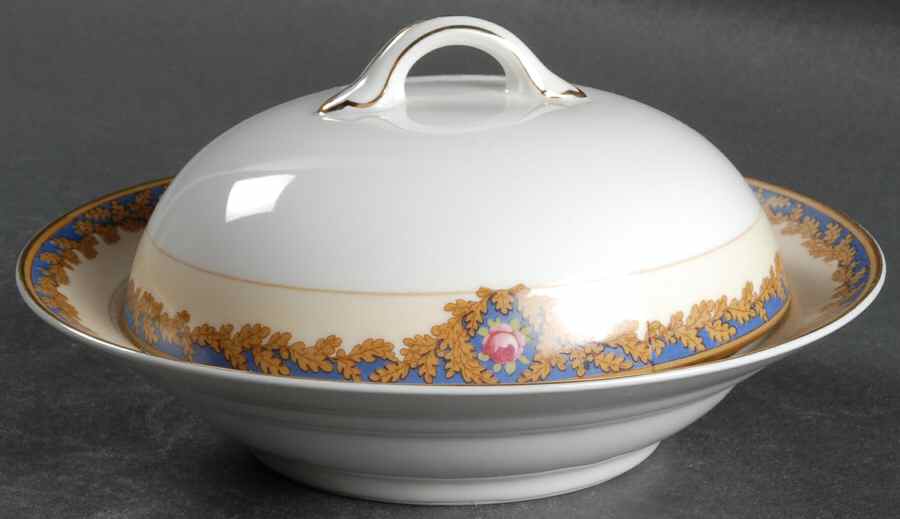 Beverly Round Covered Butter by Noritake-1