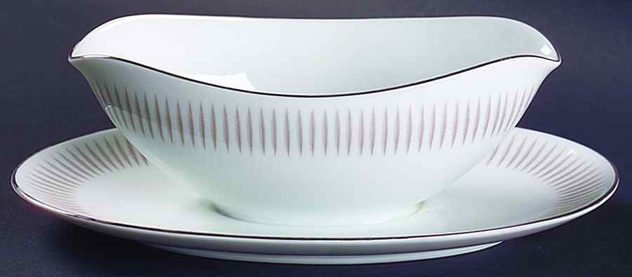 Biarritz Gravy Boat with Attached Underplate by Noritake-1