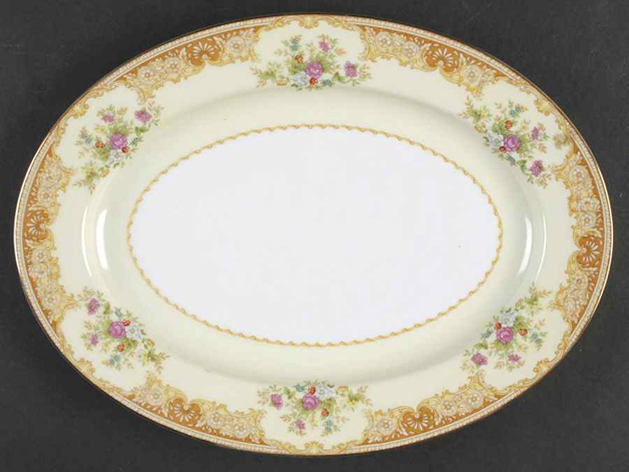 Bianca 11" Oval Serving Platter by Noritake-1