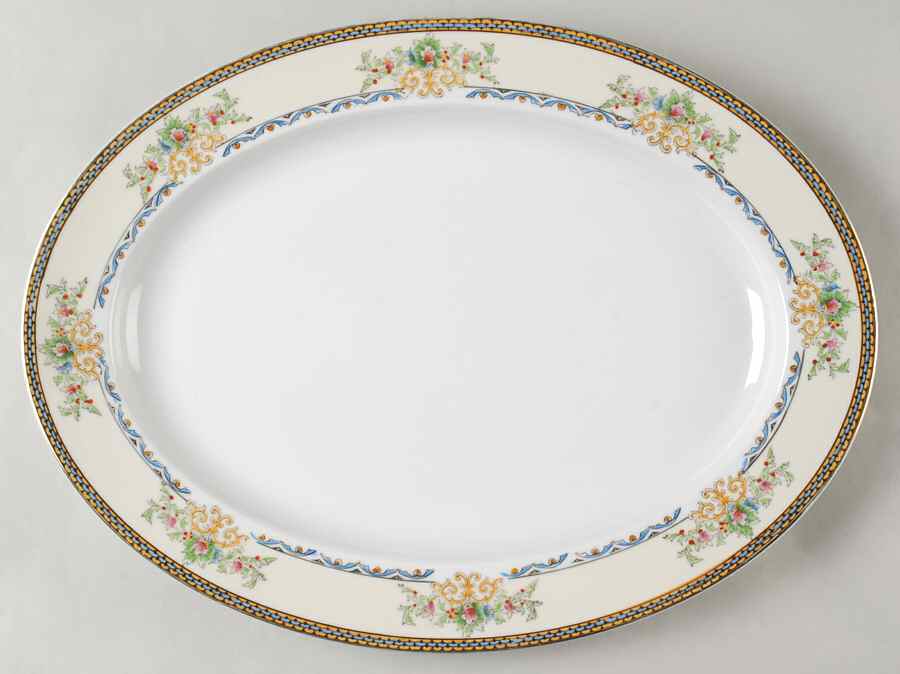 Biarritz 16" Oval Serving Platter by Noritake-1