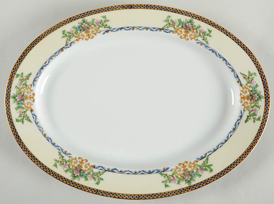 Biarritz 13" Oval Serving Platter by Noritake-1