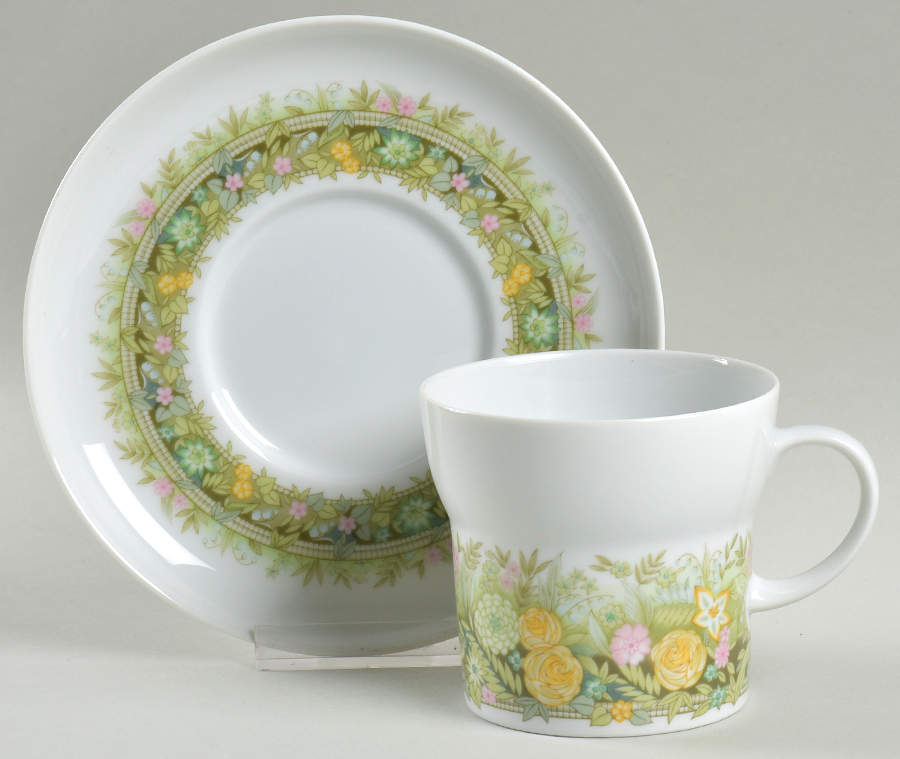Bimini Flat Cup & Saucer Set by Noritake-1