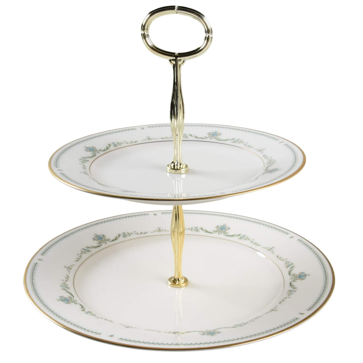 Blakesley 6 5/8"-10"  2 Tiered Serving Tray (Dp, Sp) HC by Noritake-1