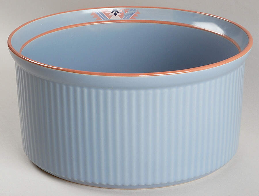 Blue Adobe 7" Souffle by Noritake-1