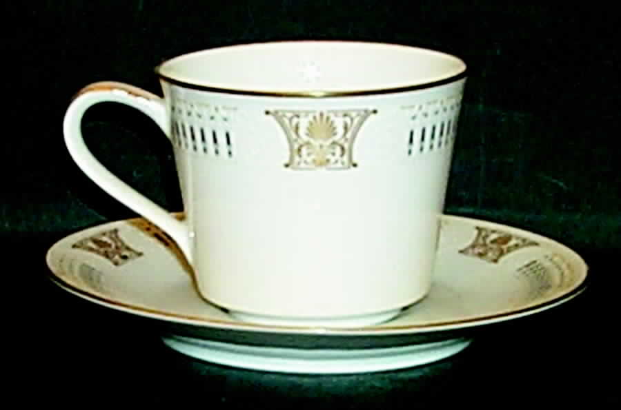 Blakley Flat Cup & Saucer Set by Noritake-1