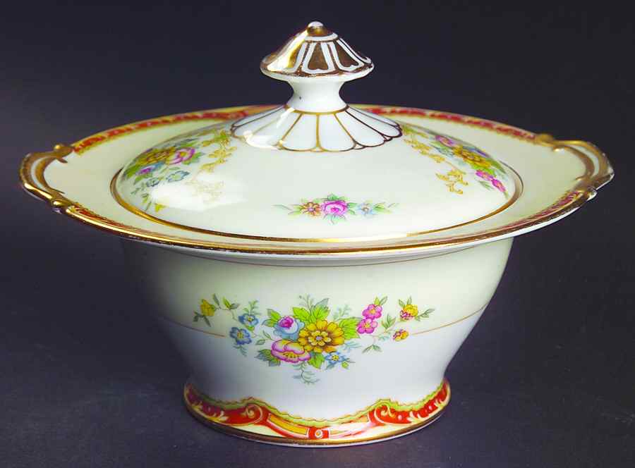 Blakely (No #) Sugar Bowl & Lid by Noritake-1