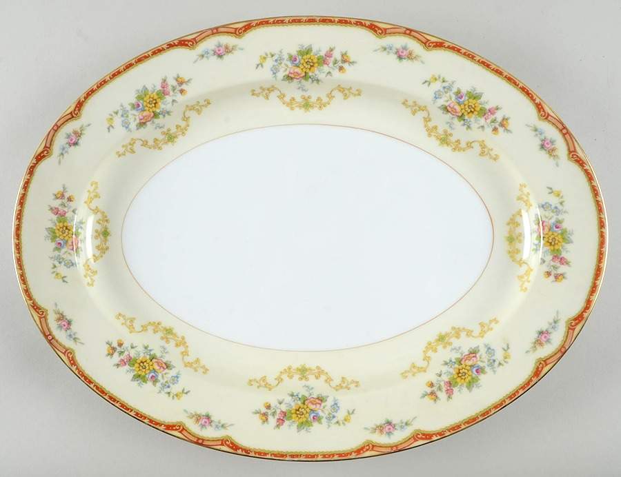 Blakely (No #) 16" Oval Serving Platter by Noritake-1