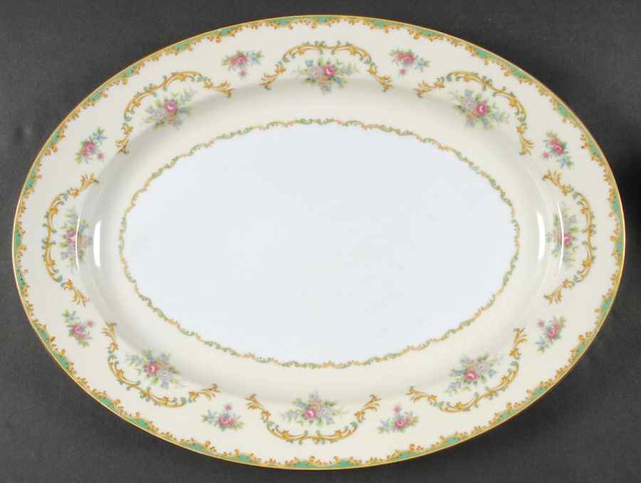 Blanton 16" Oval Serving Platter by Noritake-1