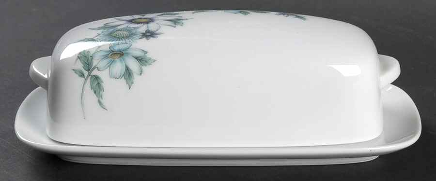 Blue Bouquet 1/4 Lb Covered Butter by Noritake-1
