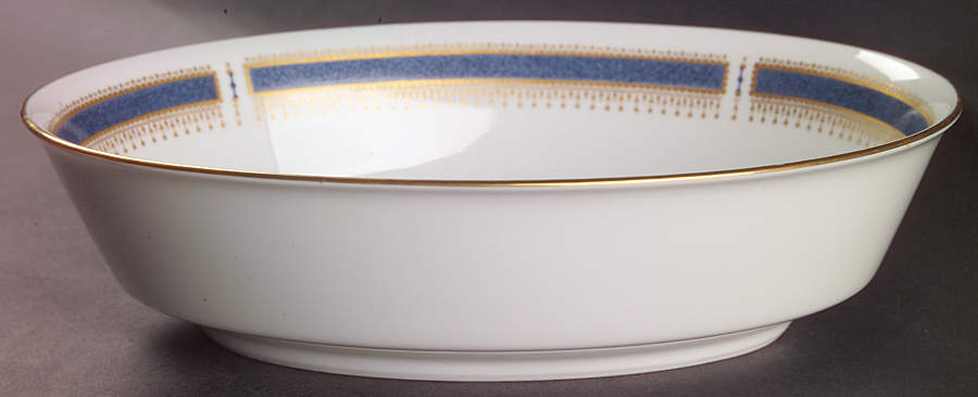 Blue Dawn (Coupe) 9" Oval Vegetable Bowl by Noritake-1