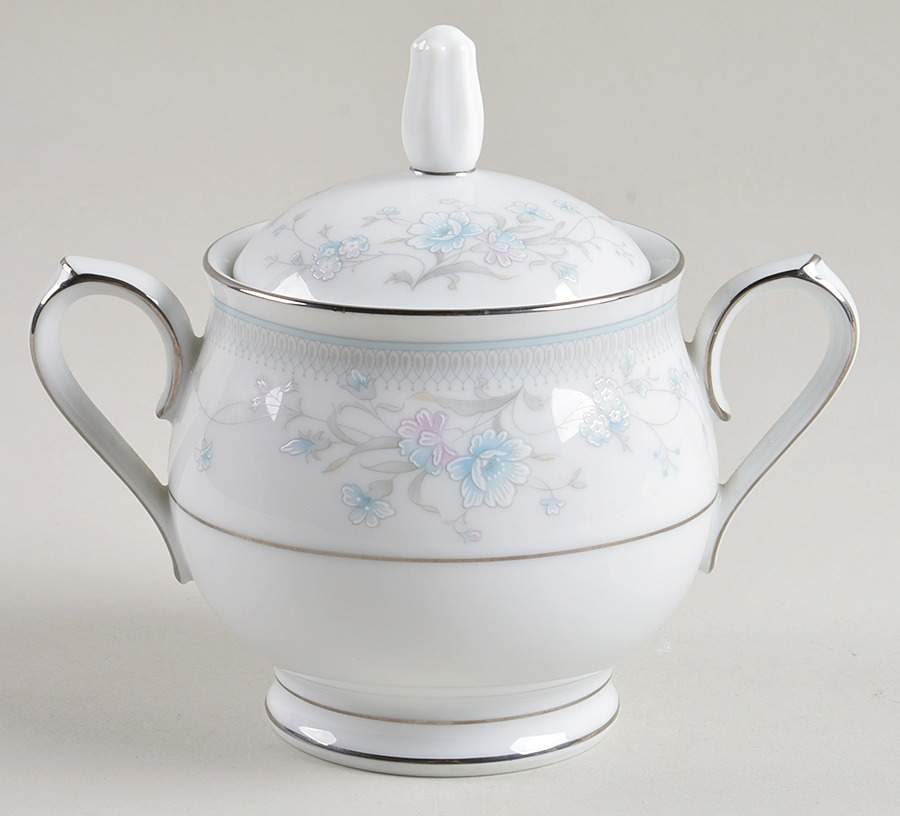 Blue Destiny Sugar Bowl & Lid by Noritake-1