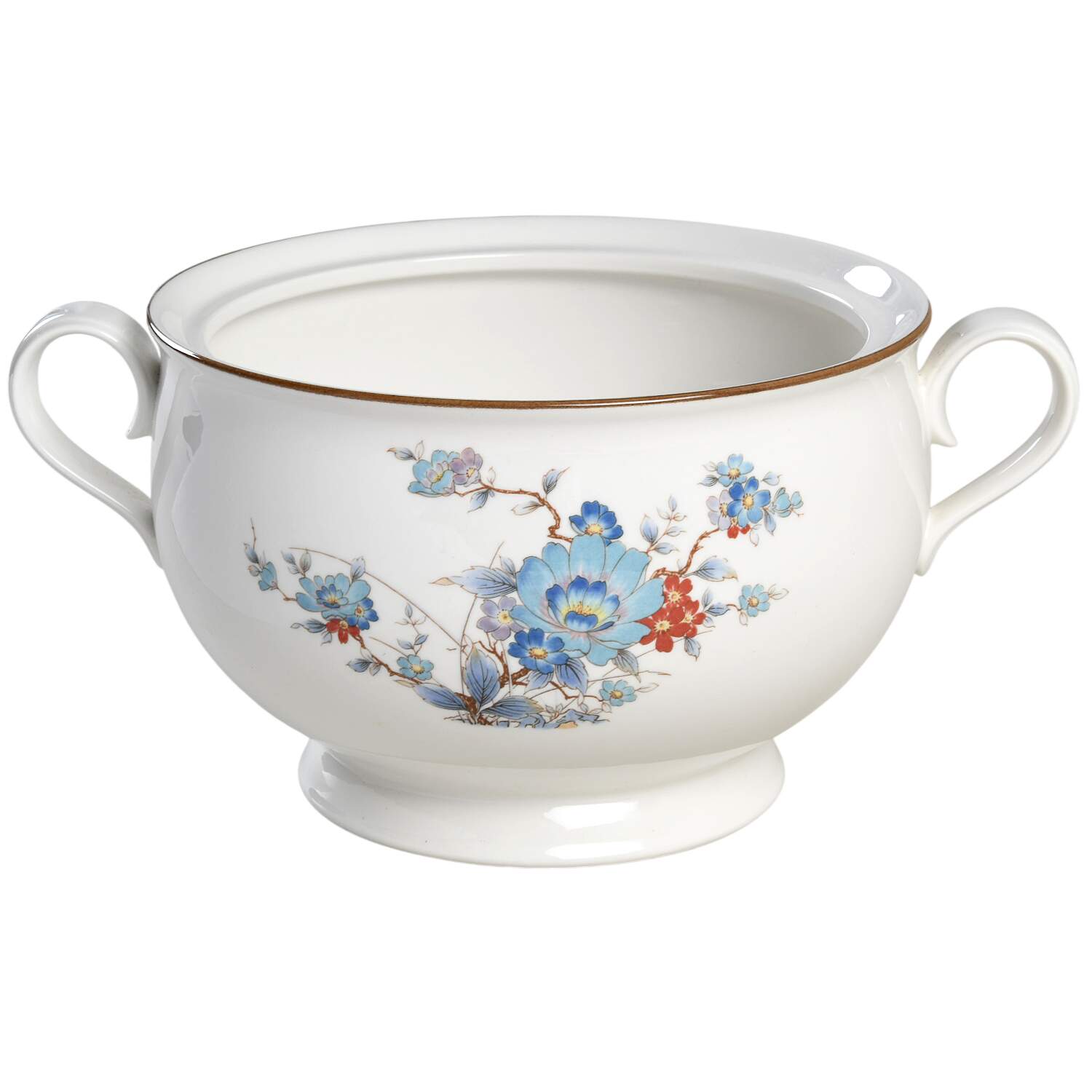 Bleufleur 2 Qt Round Covered Casserole No Lid by Noritake-1