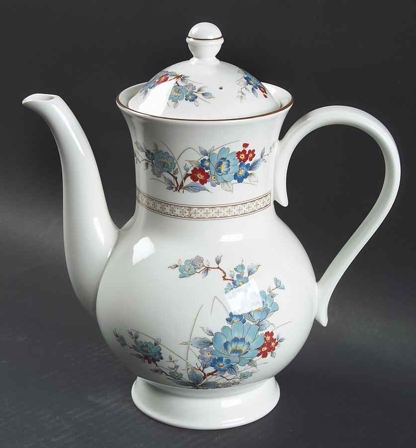 Bleufleur Coffee Pot & Lid by Noritake-1