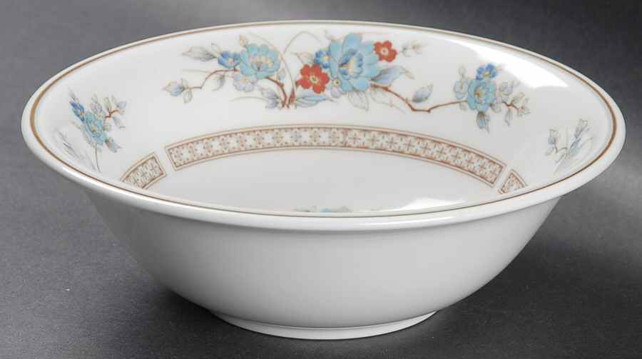 Bleufleur Coupe Cereal Bowl by Noritake-1