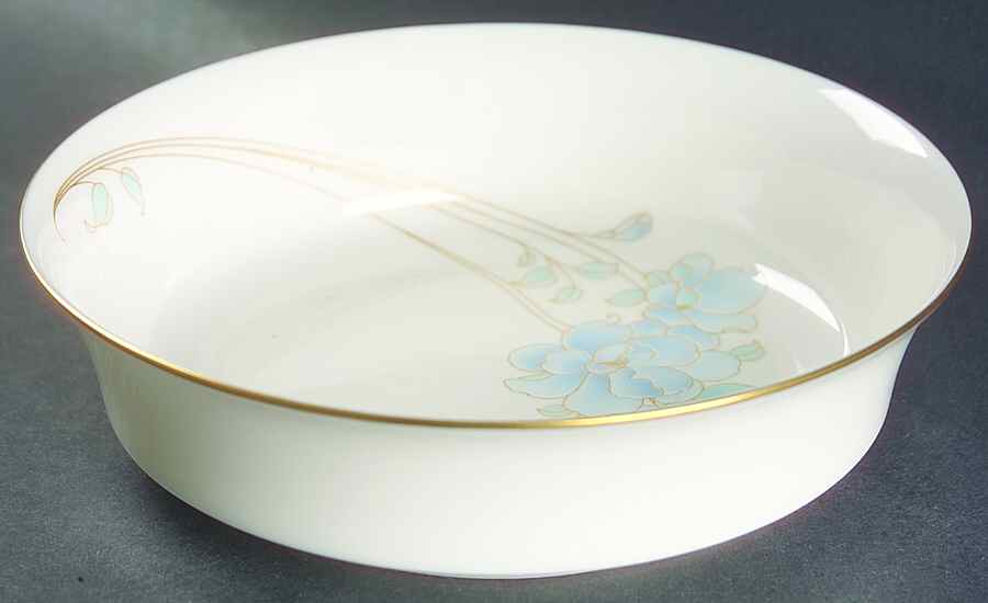 Blue and Gold Coupe Soup Bowl by Noritake-1