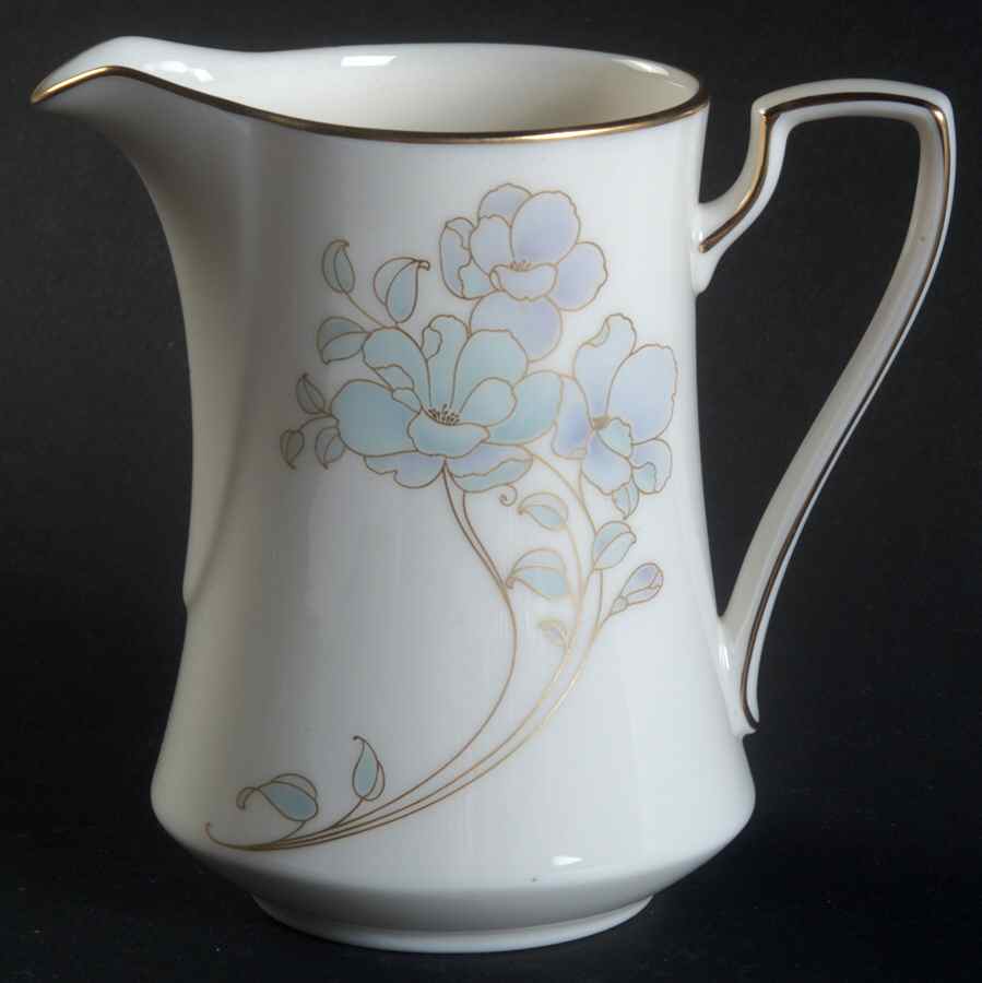 Blue and Gold Creamer by Noritake-1