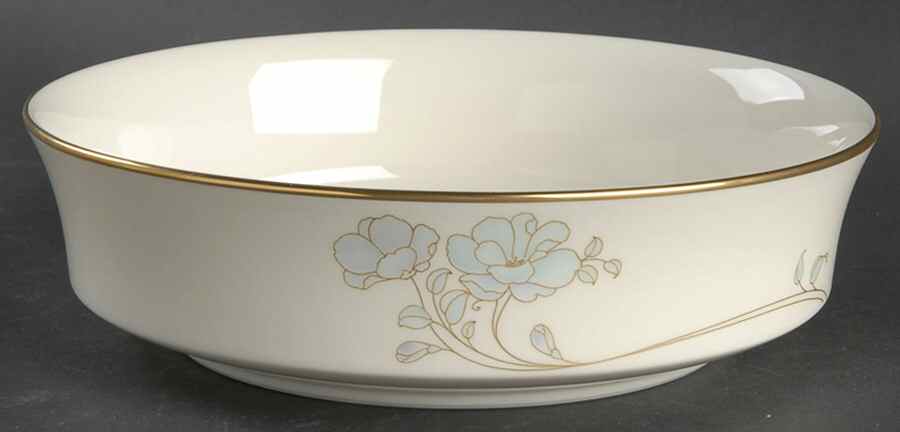Blue and Gold 8" Round Vegetable Bowl by Noritake-1