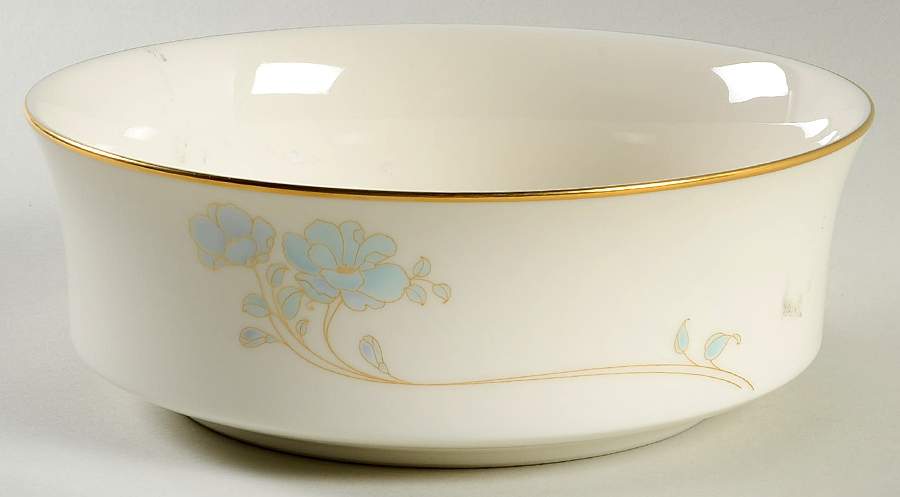 Blue and Gold 8" Salad Serving Bowl by Noritake-1
