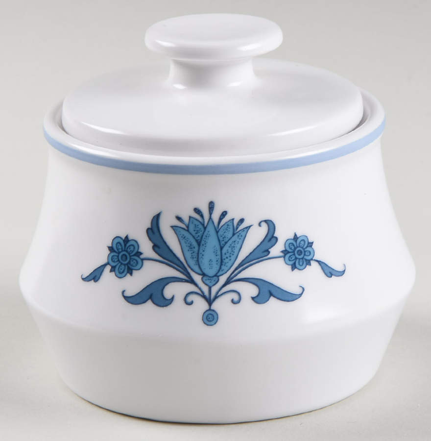 Blue Haven Sugar Bowl & Lid by Noritake-1
