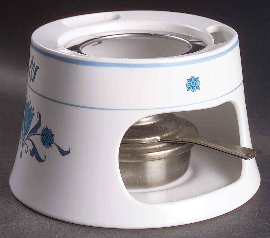 Blue Haven Warmer Stand & Burner by Noritake-1