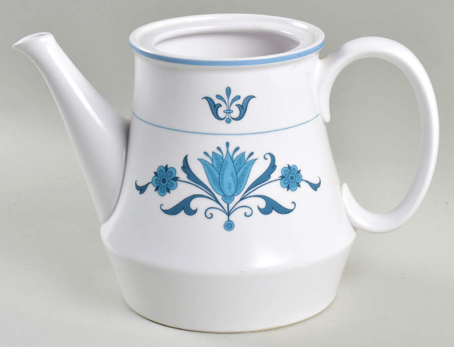 Blue Haven Teapot No Lid by Noritake-1