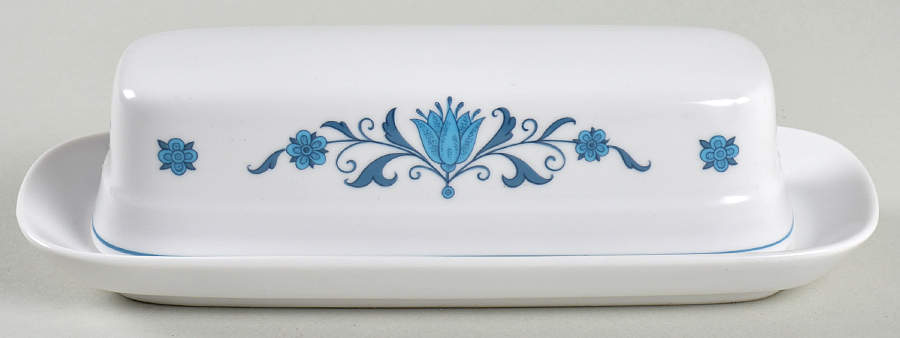 Blue Haven 1/4 Lb Covered Butter by Noritake-1