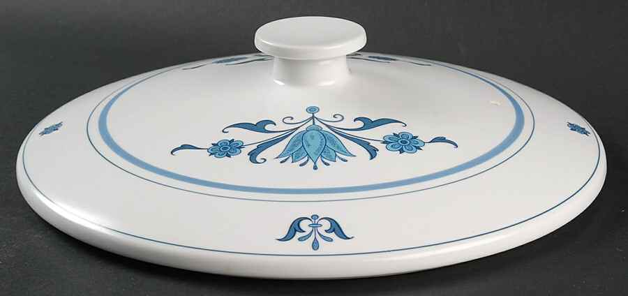 Blue Haven Lid for Large Skillet by Noritake-1