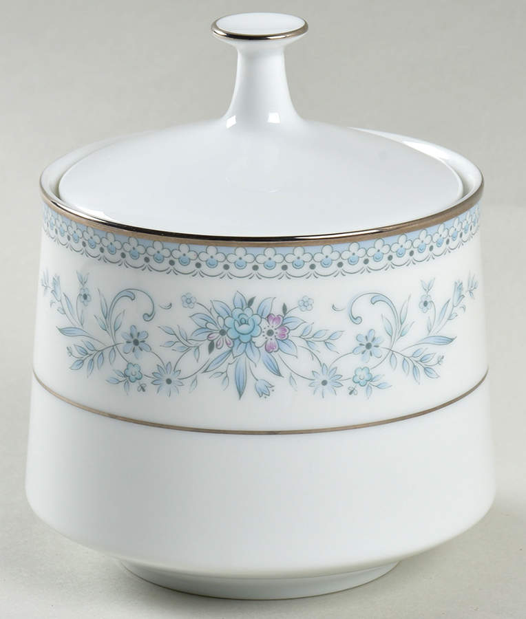 Blue Hill Sugar Bowl & Lid by Noritake-1
